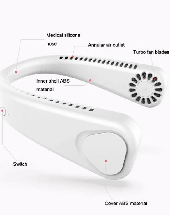 Hands-Free Portable Neck Fan